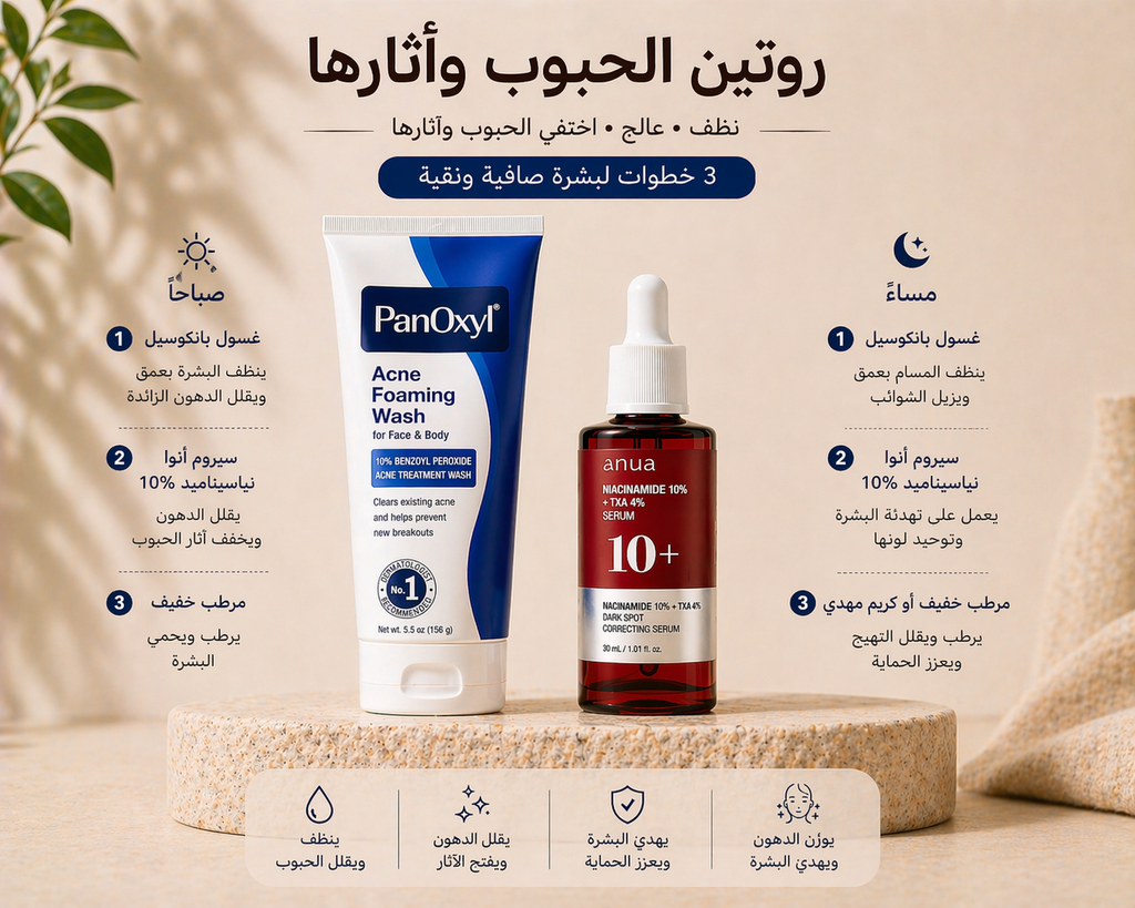 Acne Marks Routine | روتين الحبوب وآثارها